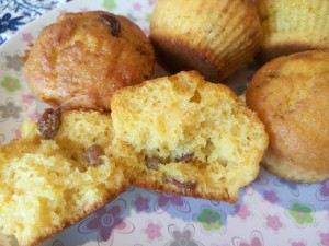 Кексы с тыквой и изюмом